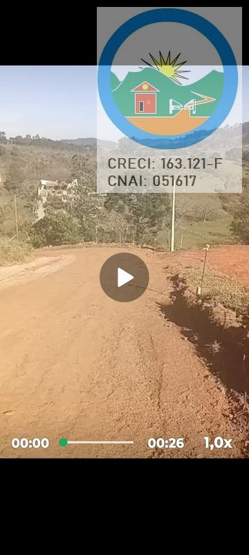 Foto do imóvel R$         170.000,00  Lote de 1.000m², próximo da cidade, com água e luz.