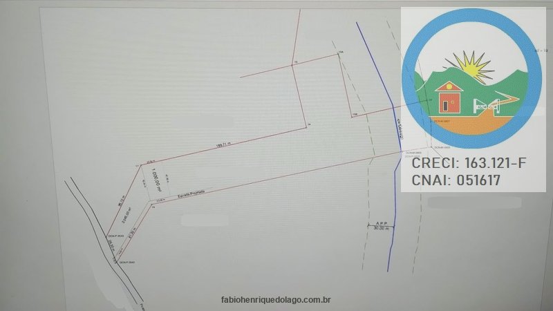 Foto do imóvel R$         170.000,00  Lote de 1.000m², próximo da cidade, com água e luz.