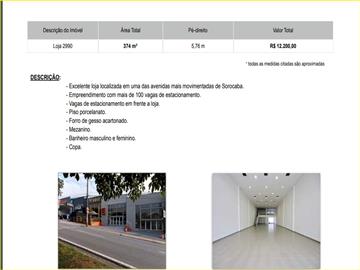 Centro - 1469175 Centro Excelente loja localizada em uma das avenidas mais movimentadas de Sorocaba.