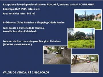 Terrenos São Paulo R$         1.890.000,00