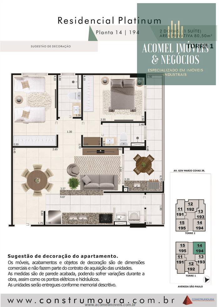 Apartamento à venda com 2 quartos, 80m² - Foto 28