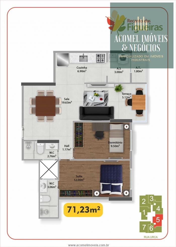 Apartamento à venda com 2 quartos, 67m² - Foto 21