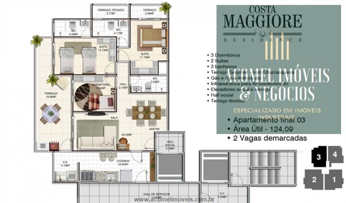 Apartamento à venda com 3 quartos, 112m² - Foto 22