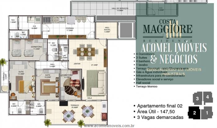 Apartamento à venda com 3 quartos, 112m² - Foto 23