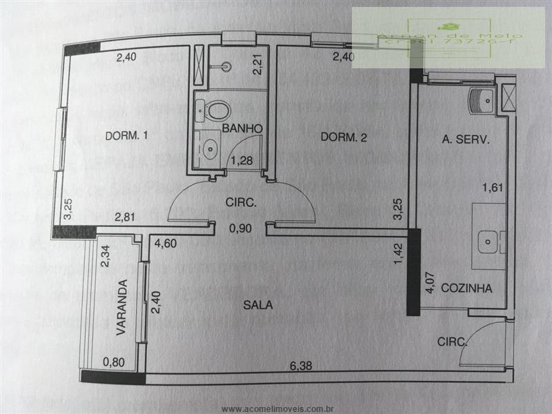 Apartamento à venda com 2 quartos, 48m² - Foto 4