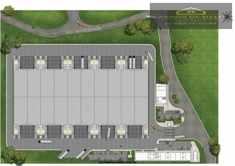 Depósito-Galpão, 1533 m² - Foto 12