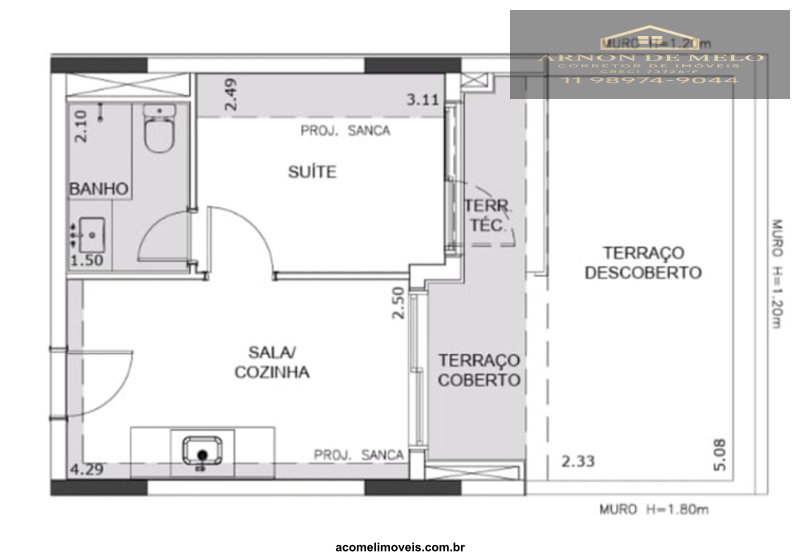 Apartamento, 1 quarto, 47 m² - Foto 21